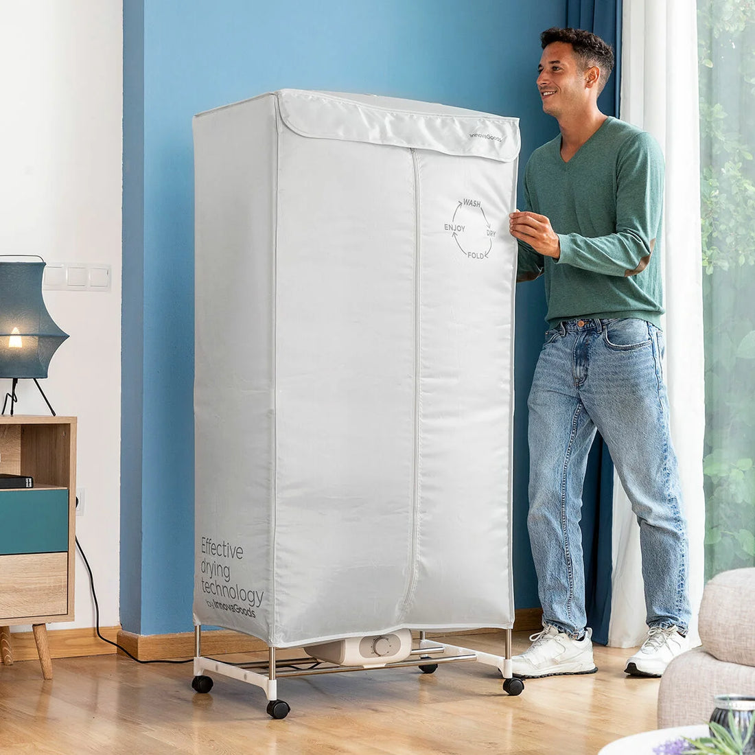 Mobiler Wäschetrockner Dupledry 1200 W – Detailansicht 3
