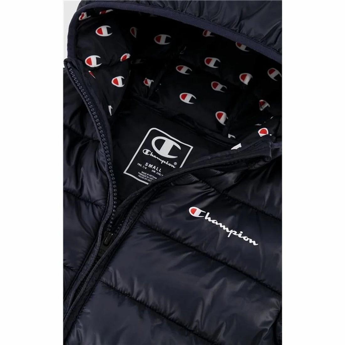 Champion Kinder-Sportjacke Dunkelblau – Detailansicht 1