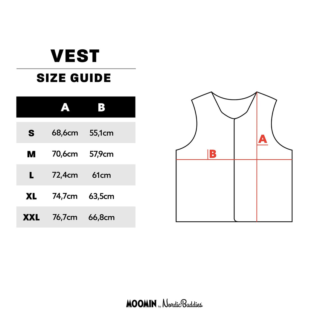 Unisex – Weste Moomintroll Adventure – Detailansicht 5