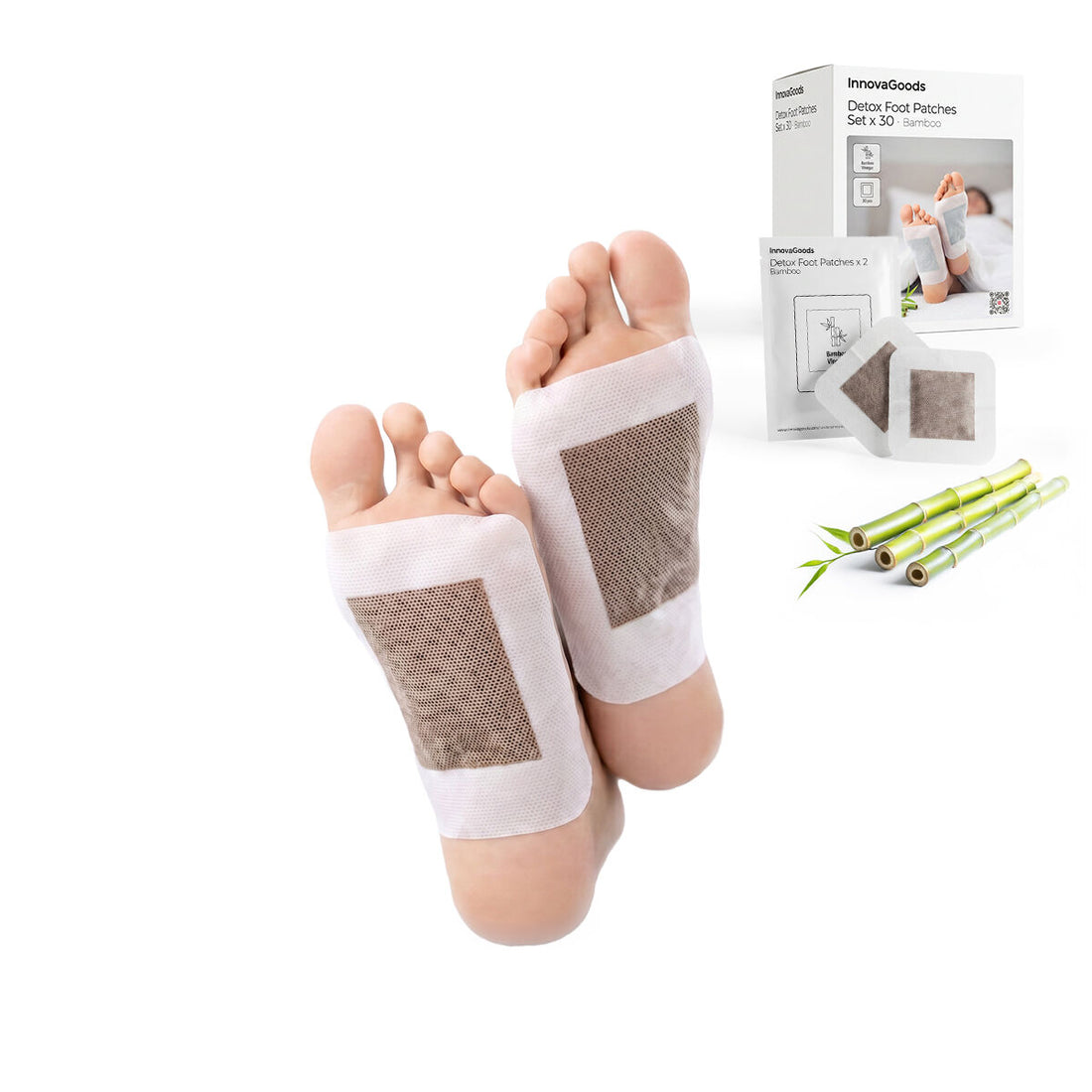Detox Fußpflaster Bamboo 30 Stück – Detailansicht 3