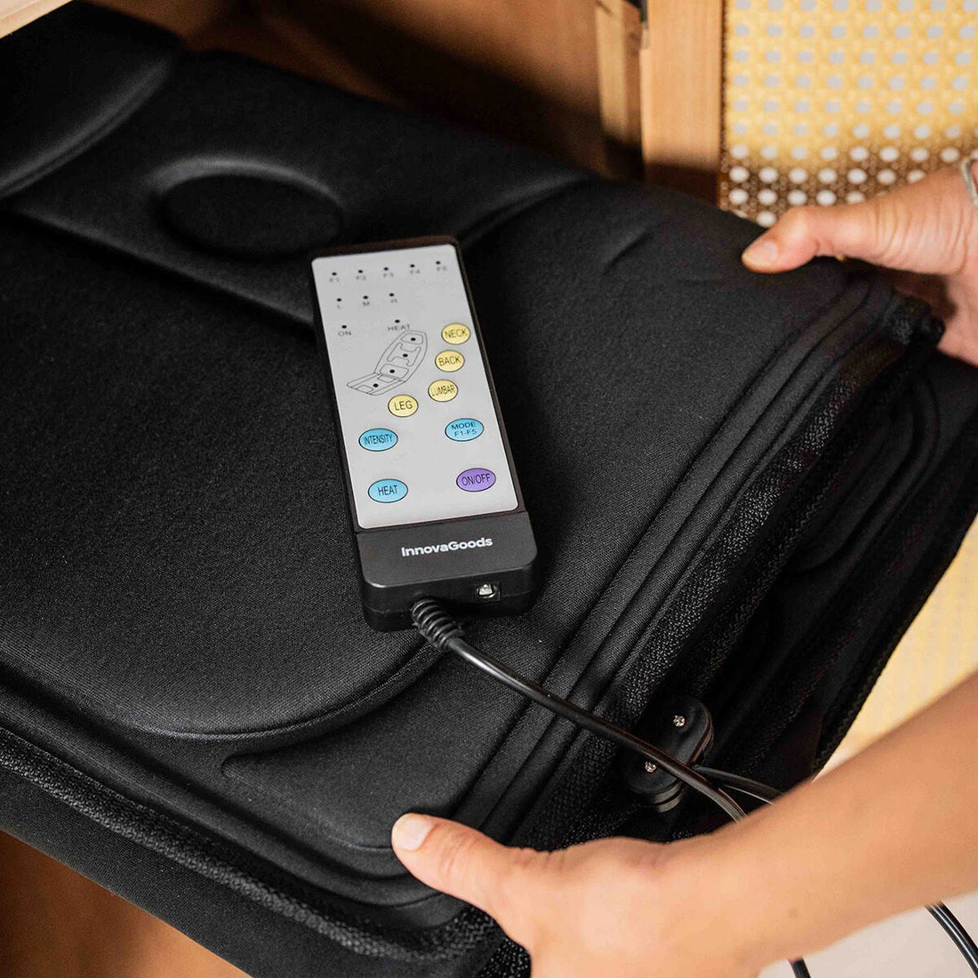Vhemat Vibrations-Massagematte mit Wärme – Detailansicht 2