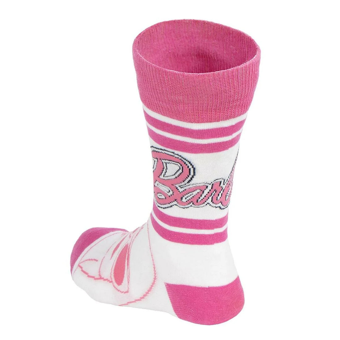 Crew-Socken Barbie Rosa Weiß Größe 36–43 – Detailansicht 1