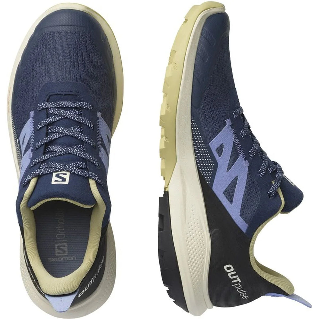 Salomon Outpulse Damen-Wanderschuhe Dunkelblau 37⅓ – Detailansicht 3