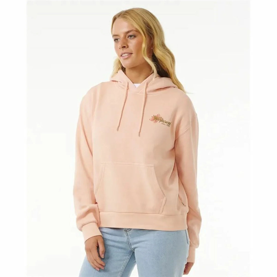 Rip Curl Wild Bloom Damen-Hoodie Gelb – Detailansicht 1