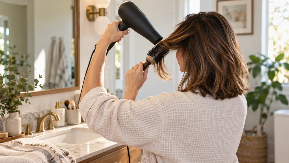 Haare richtig föhnen