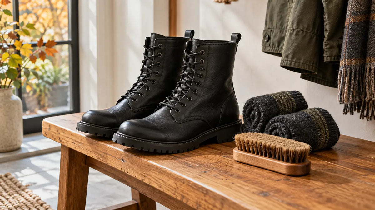 Kampfstiefel einlaufen