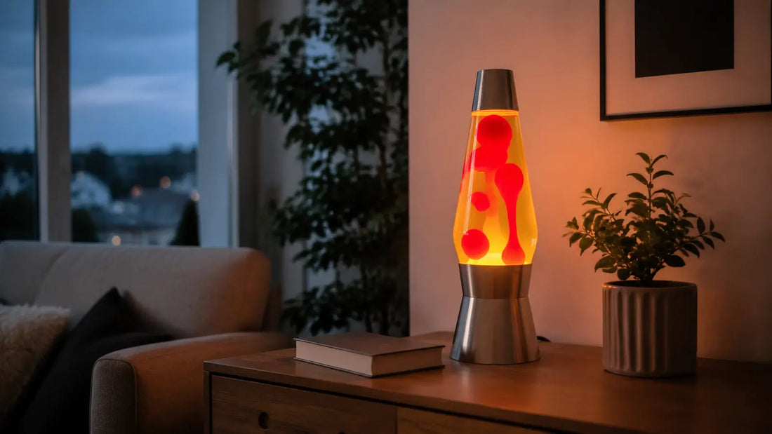 Lavalampe richtig benutzen im Wohnzimmer