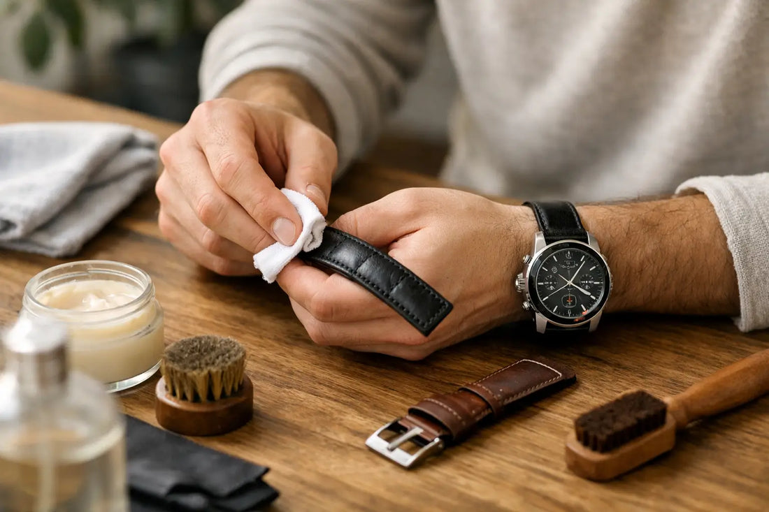 Wie pflegt man ein Lederarmband richtig?