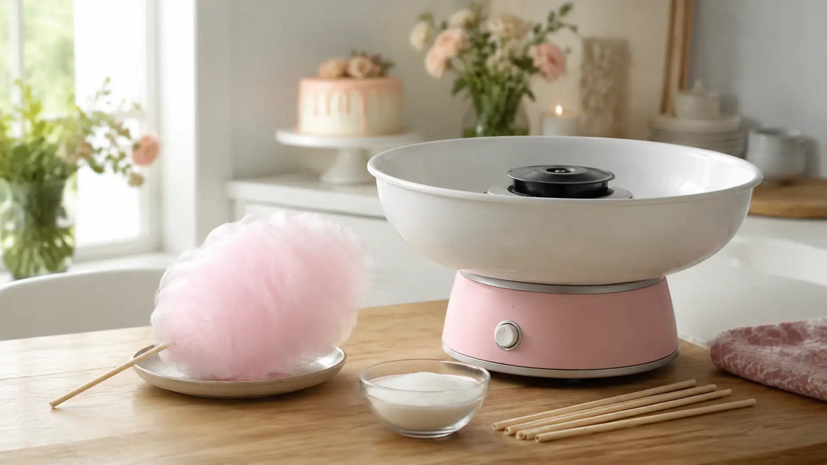 Zuckerwatte selber machen zu Hause