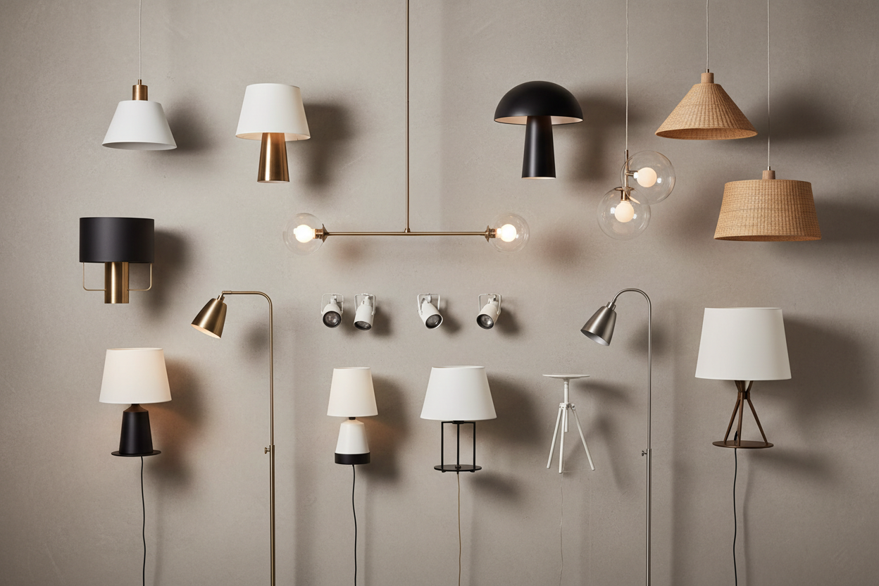 Innenleuchten und Lampen – Tischlampen, Stehlampen, Pendelleuchten und Spotlights für stilvolles Wohnambiente