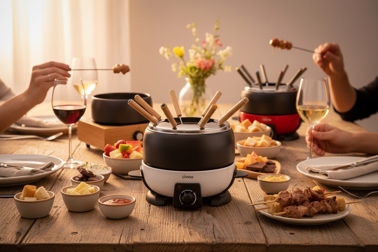 Fondue Sets für gesellige Abende - Elektrische Fondue-Töpfe, Edelstahl Fondue-Sets und Käsefondue-Geräte für gemütliche Fondue-Abende bei AWK Flagship