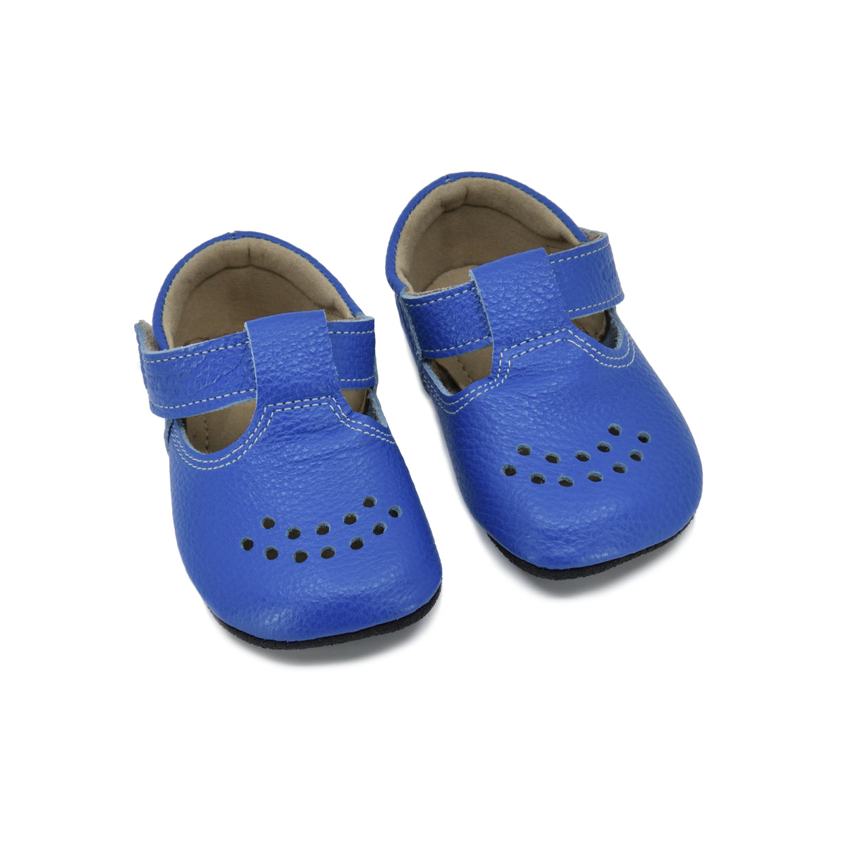 Mutsu Kinderhausschuhe – Leuchtend blau – Produktansicht 2