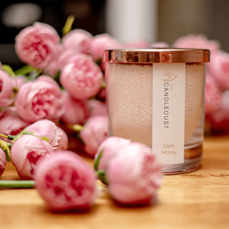 Pulverkerze im Glas – Lemongrass Ginger 160 g – Detailansicht 3