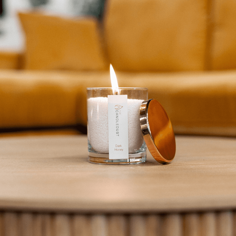 Pulverkerze im Glas – Lemongrass Ginger 160 g – Produktansicht 3