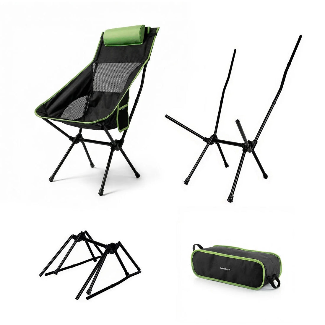 Trillow Camping-Schaukelstuhl klappbar bis 120 kg – Detailansicht 5