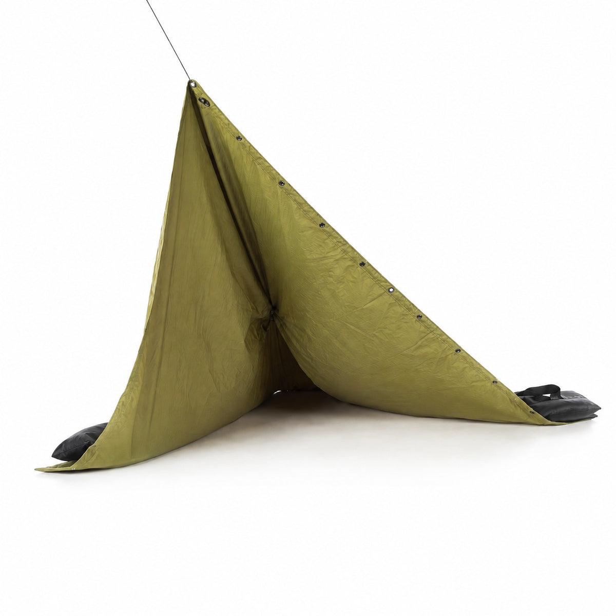 2-in-1 wasserdichter Regenponcho und Zelt mit Tragetasche – Produktansicht 2