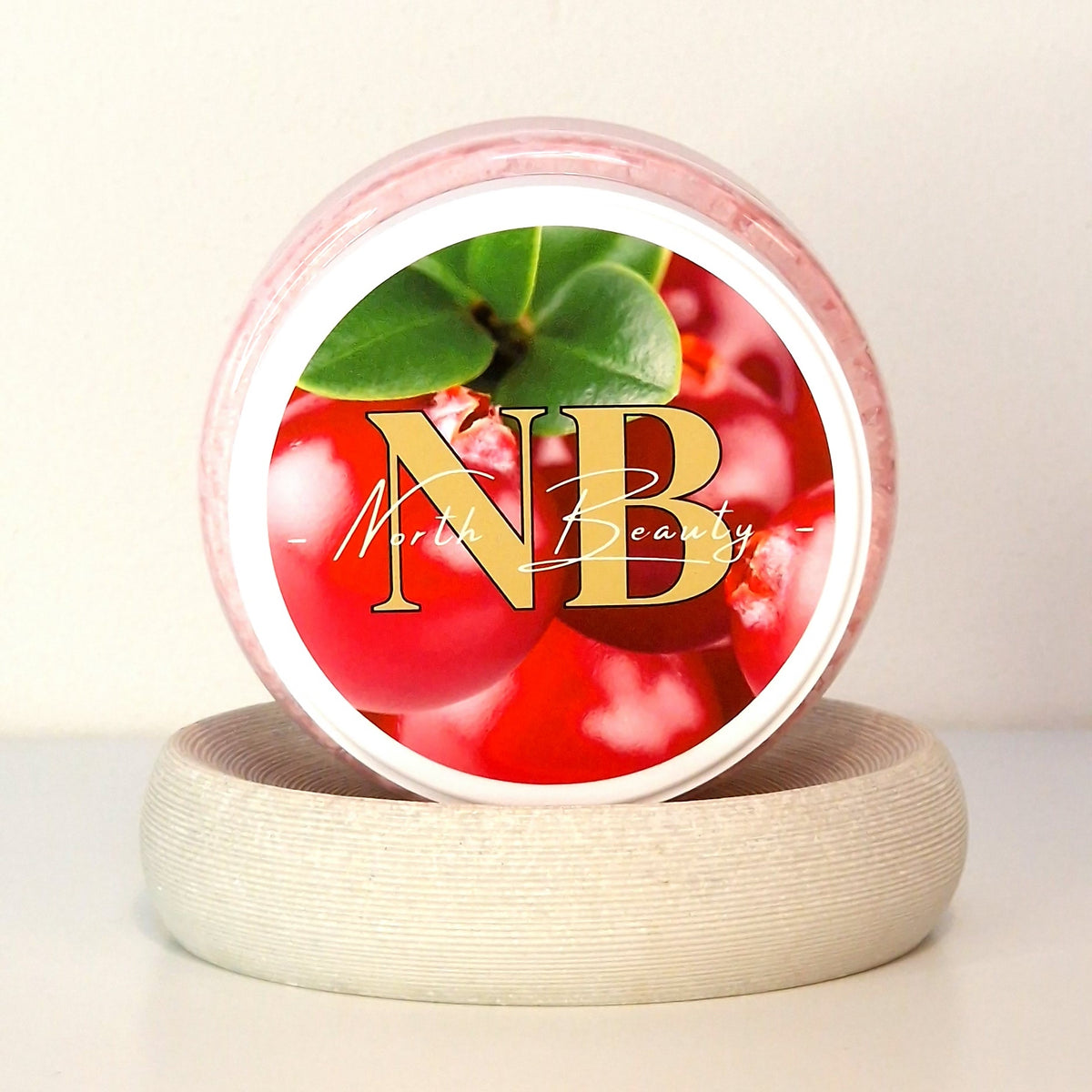 Aufgeschlagenes Körperpeeling mit Cranberry, 300 ml – Produktansicht 2