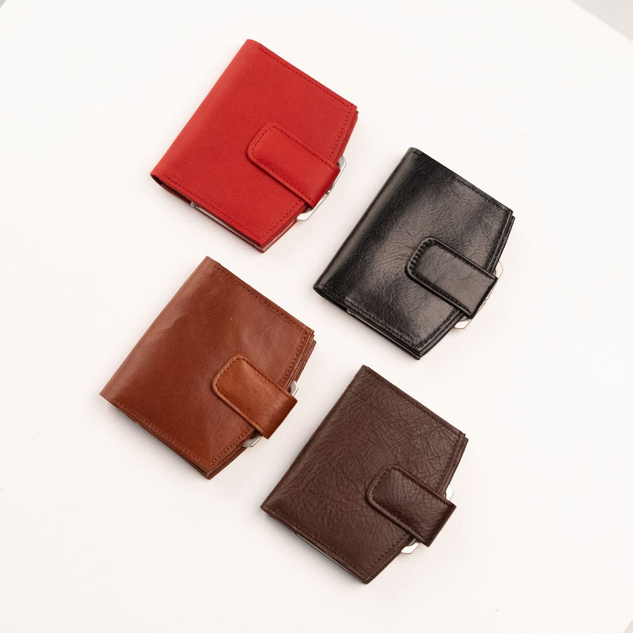 Leder Damen Geldbörse mit Spiegel 24 – 33