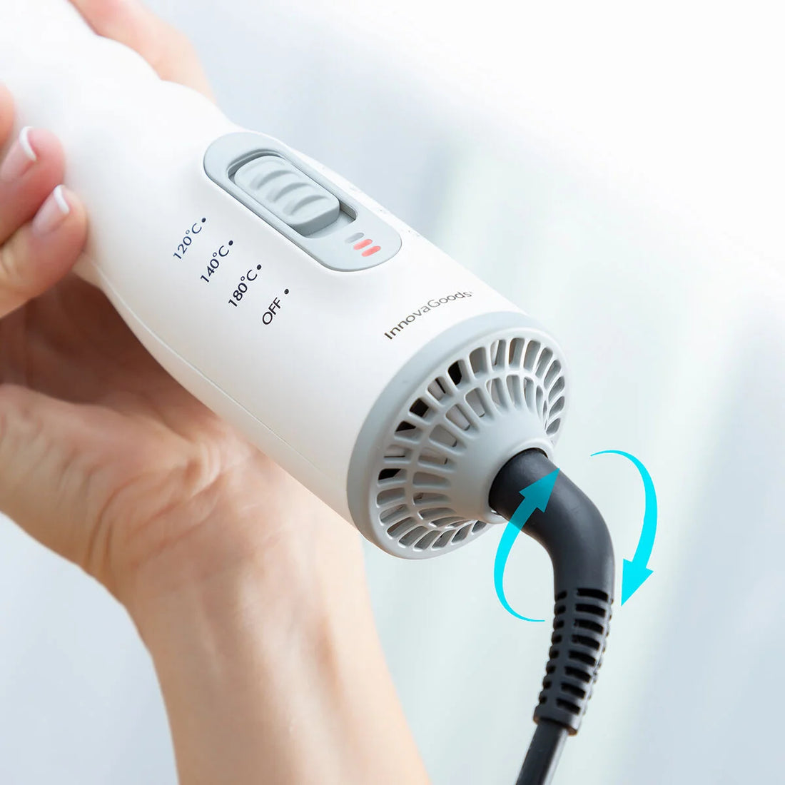 Dryple 3-in-1-Haartrockner & Lockenbürste, 550 W – Detailansicht 2