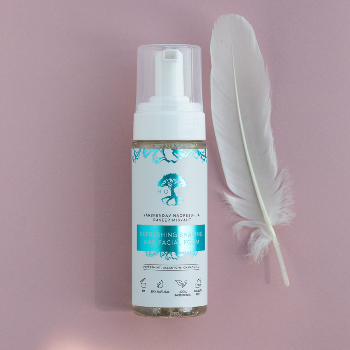 Erfrischender Rasier- und Gesichtsschaum, 150 ml