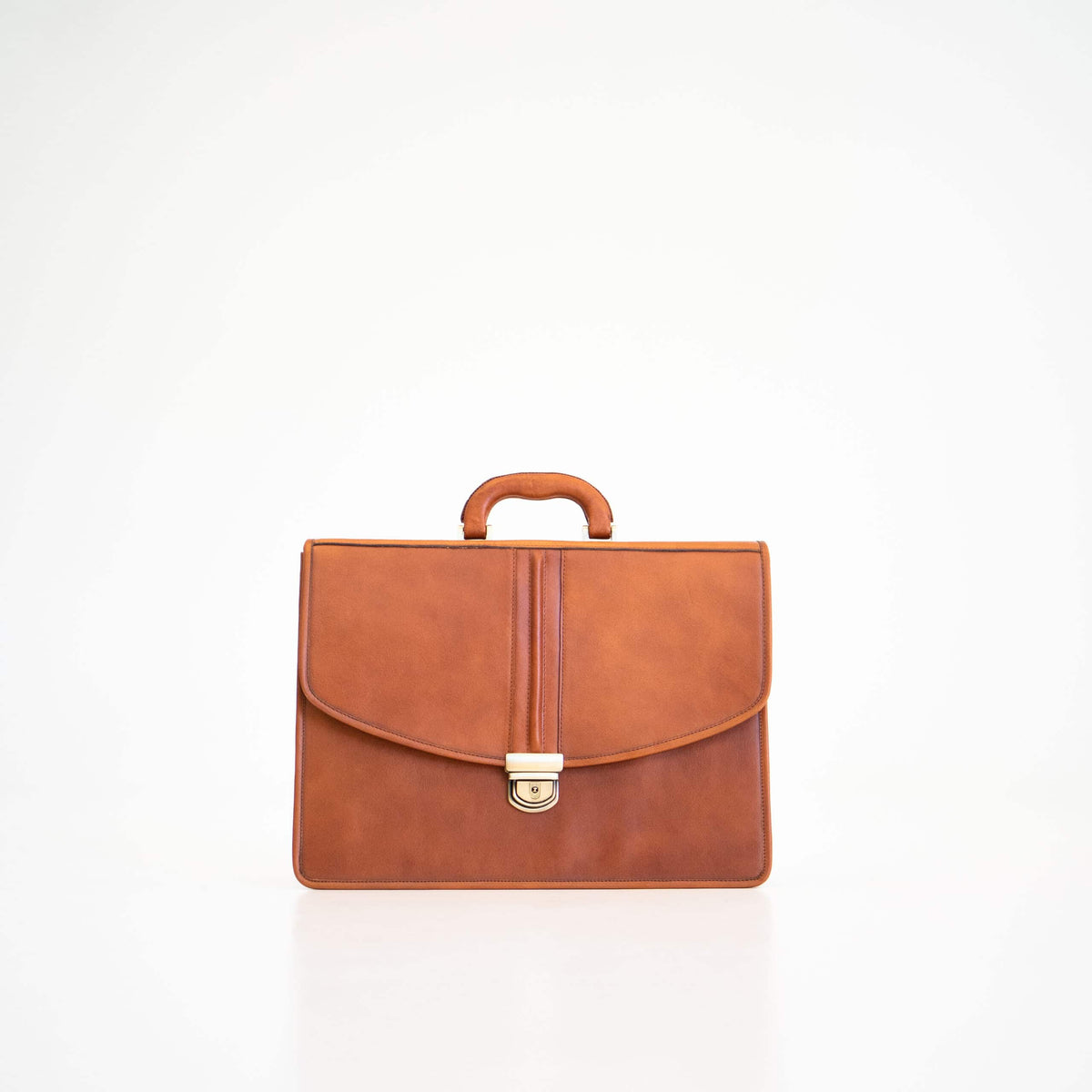 Leder Aktentasche Nr. 99 – Cognac