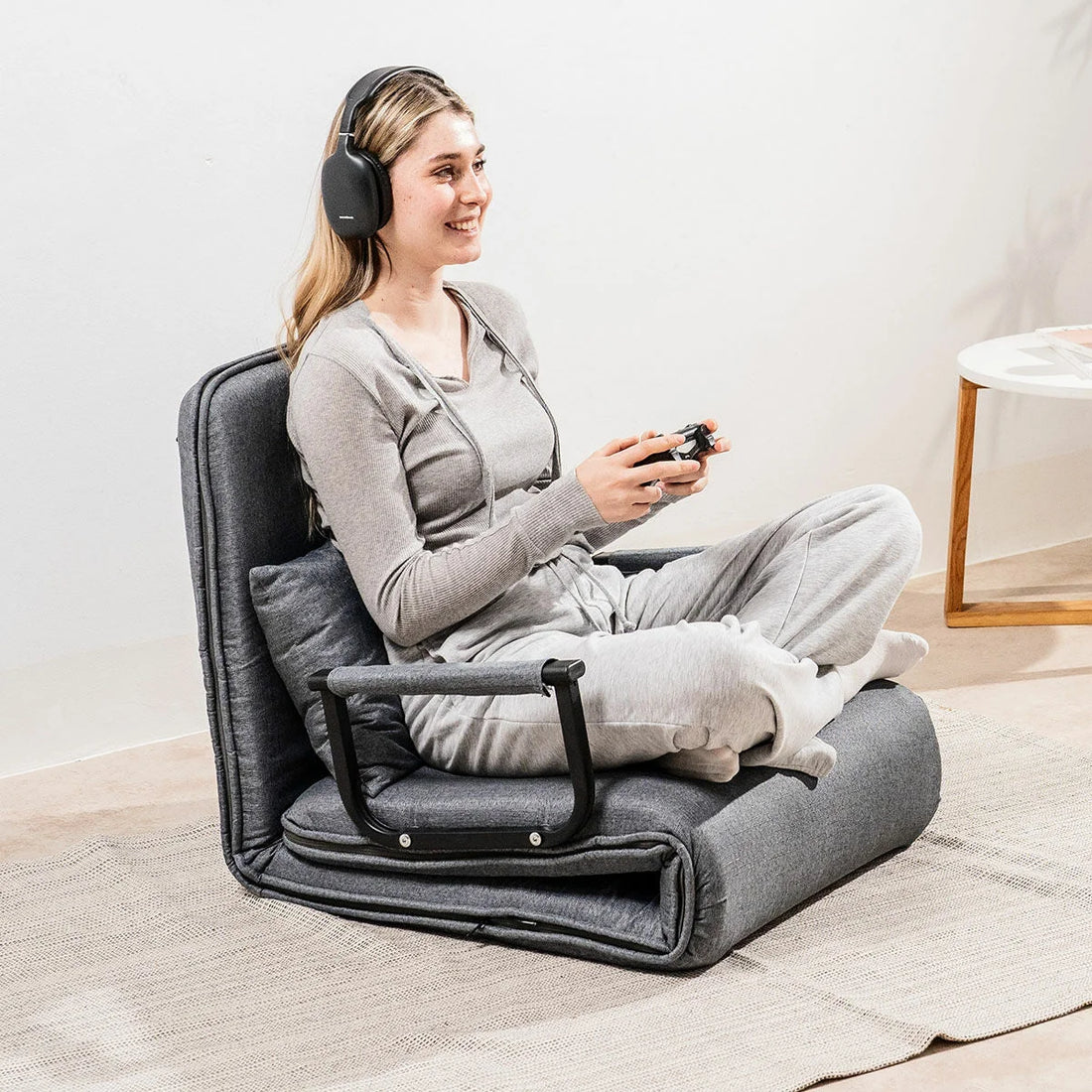 Softfa 4-in-1 Schlafsessel mit Kissen – Detailansicht 1