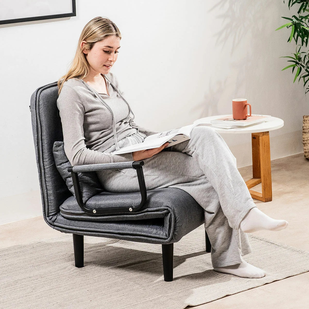 Softfa 4-in-1 Schlafsessel mit Kissen – Produktansicht 2