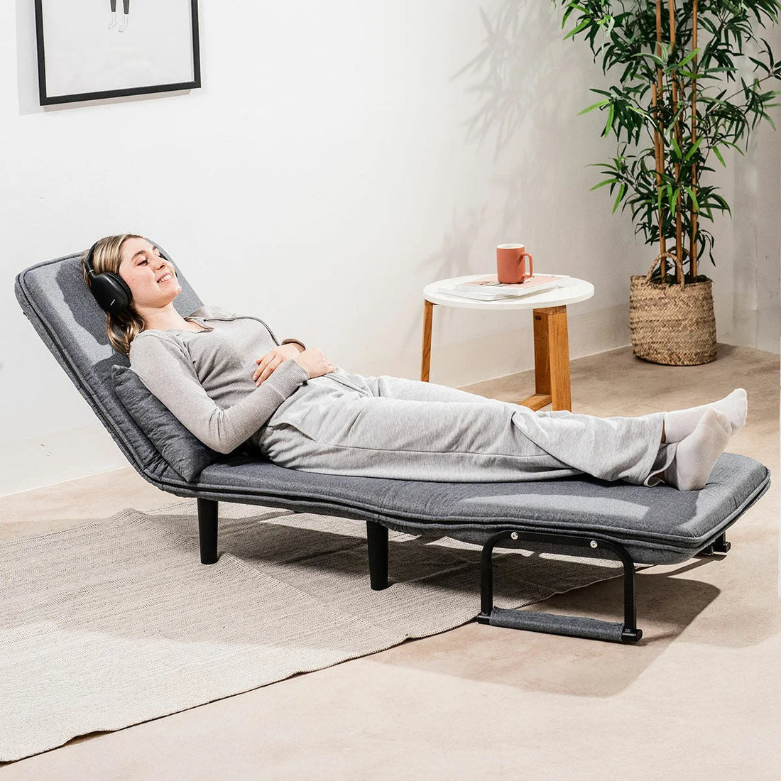 Softfa 4-in-1 Schlafsessel mit Kissen – Detailansicht 2