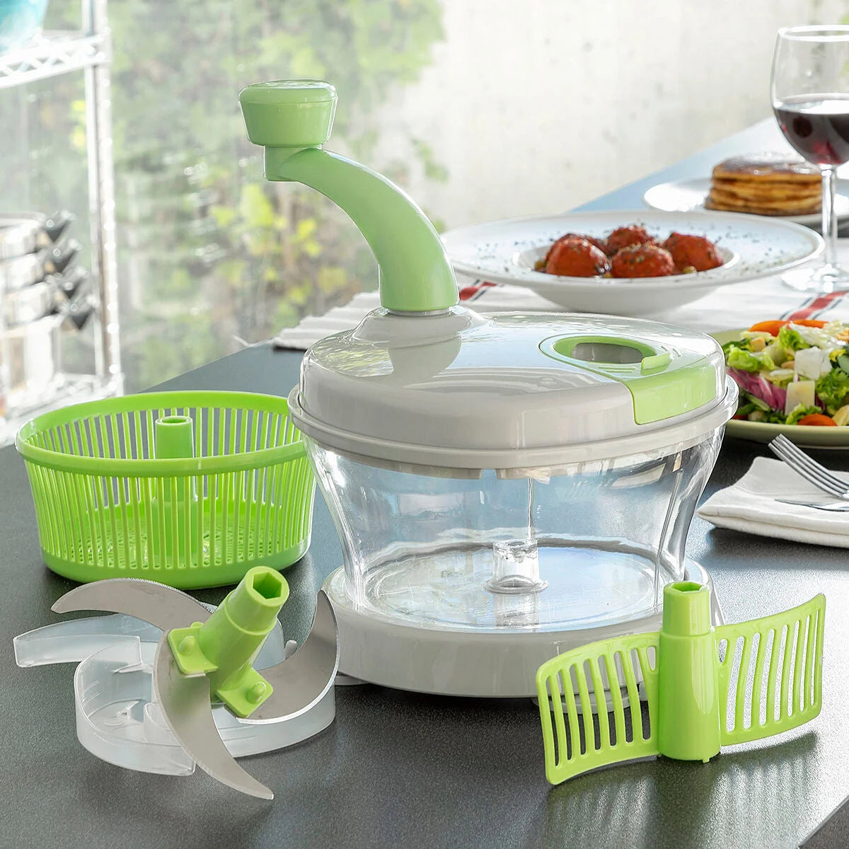 Manueller Küchenhelfer Chopix 4 in 1 – Produktansicht 2