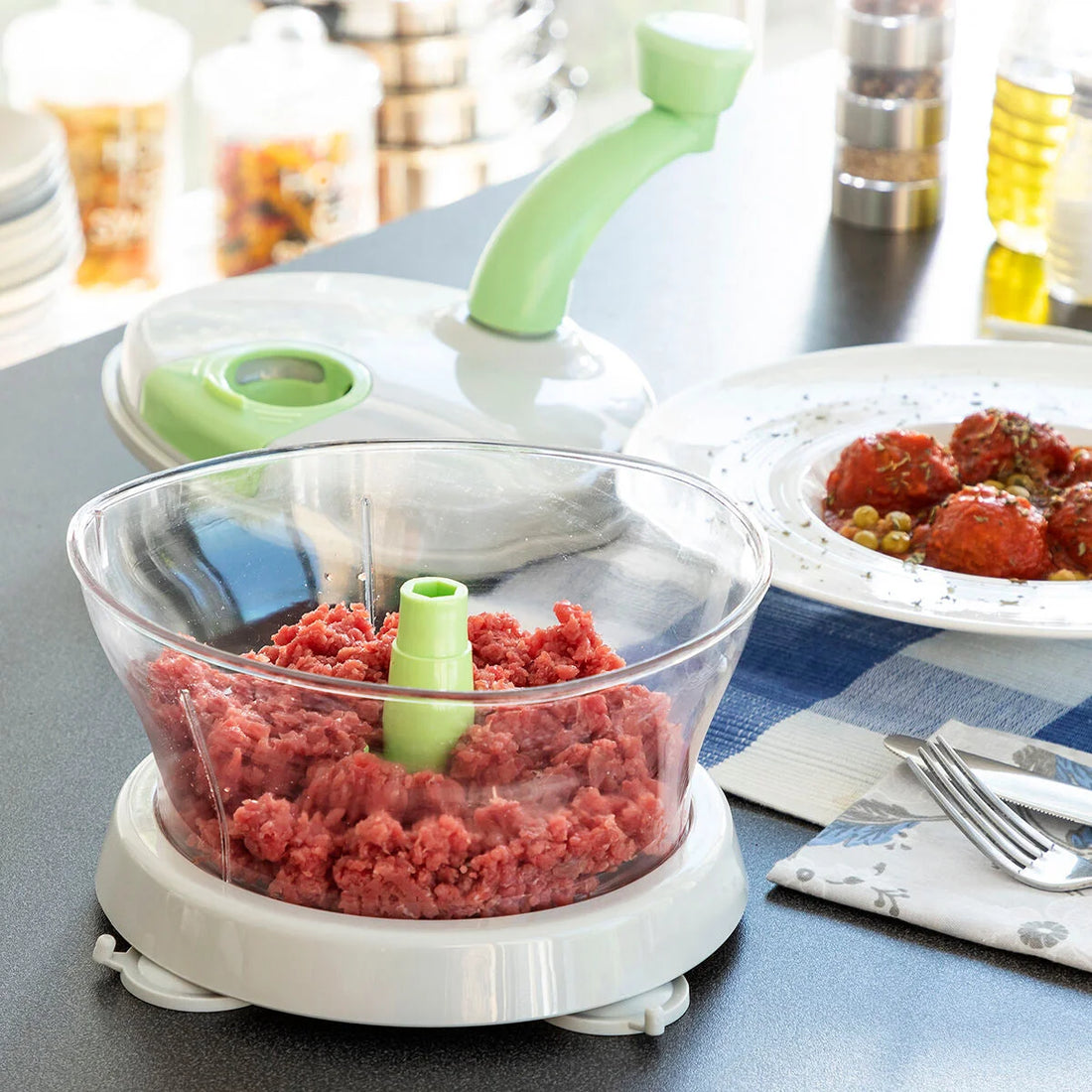 Manueller Küchenhelfer Chopix 4 in 1 – Detailansicht 4