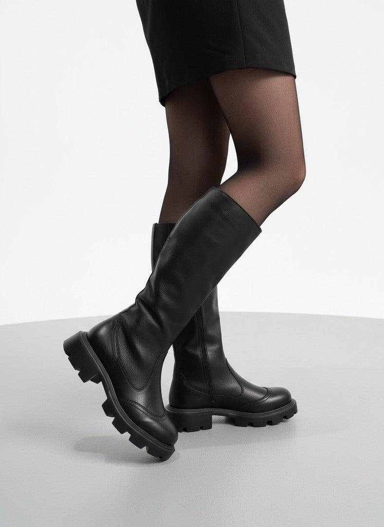572 Damen ultraleichte hohe Nappaleder-Stiefel