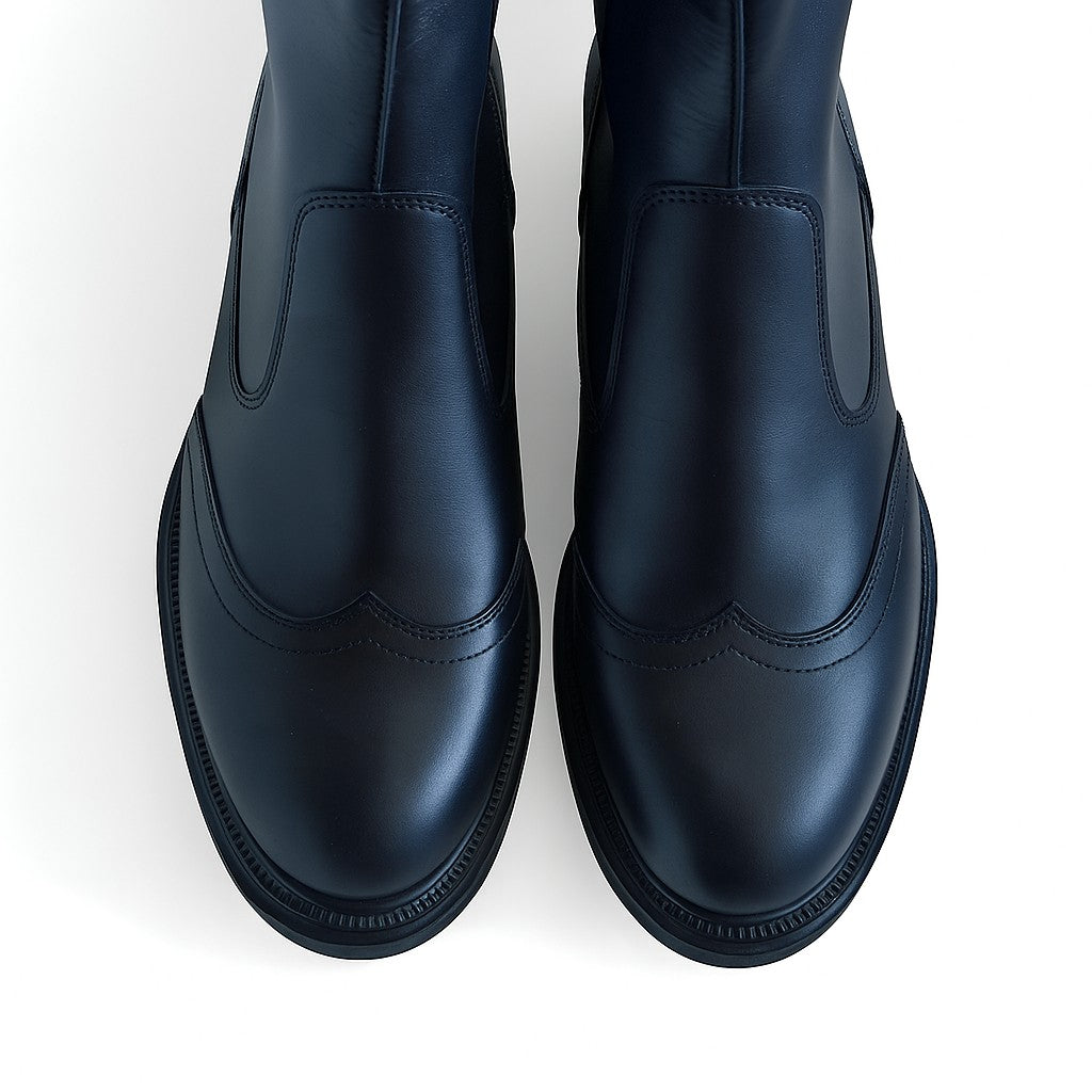 572 Damen ultraleichte hohe Nappaleder-Stiefel – Detailansicht 1
