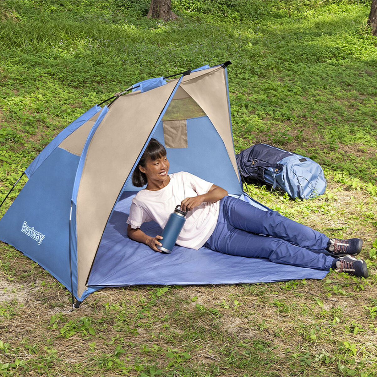 Bestway Strandzelt 200 × 100 × 100 cm Blau – Produktansicht 3