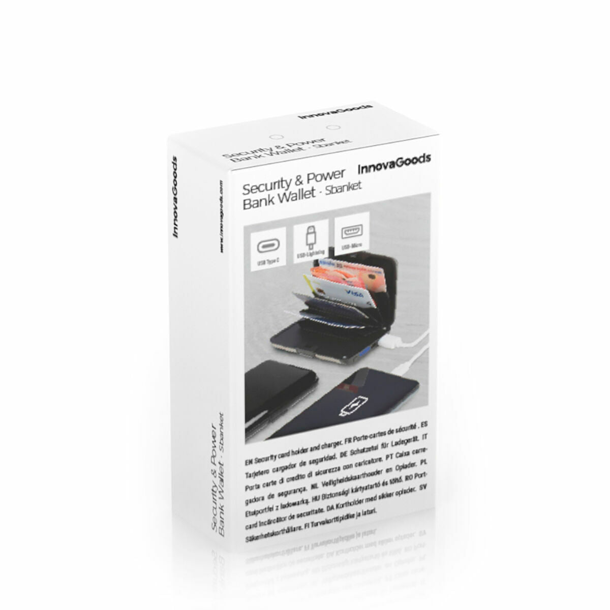 RFID-Kartenetui und Powerbank Sbanket – Produktansicht 5