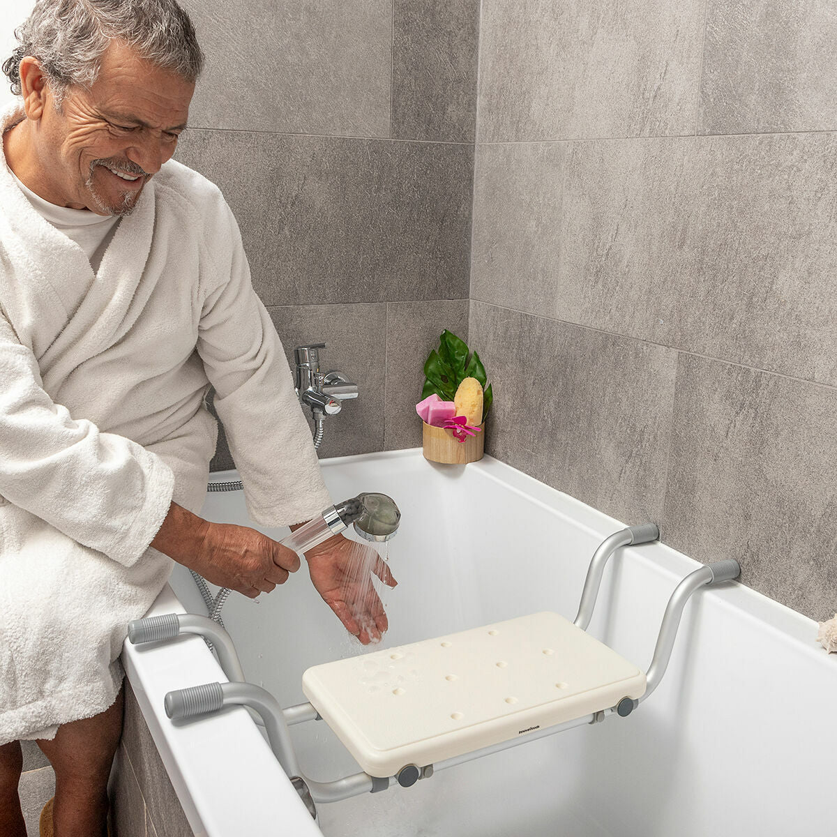Rutschfester Badewannensitz 2-in-1 Seburett – Produktansicht 2