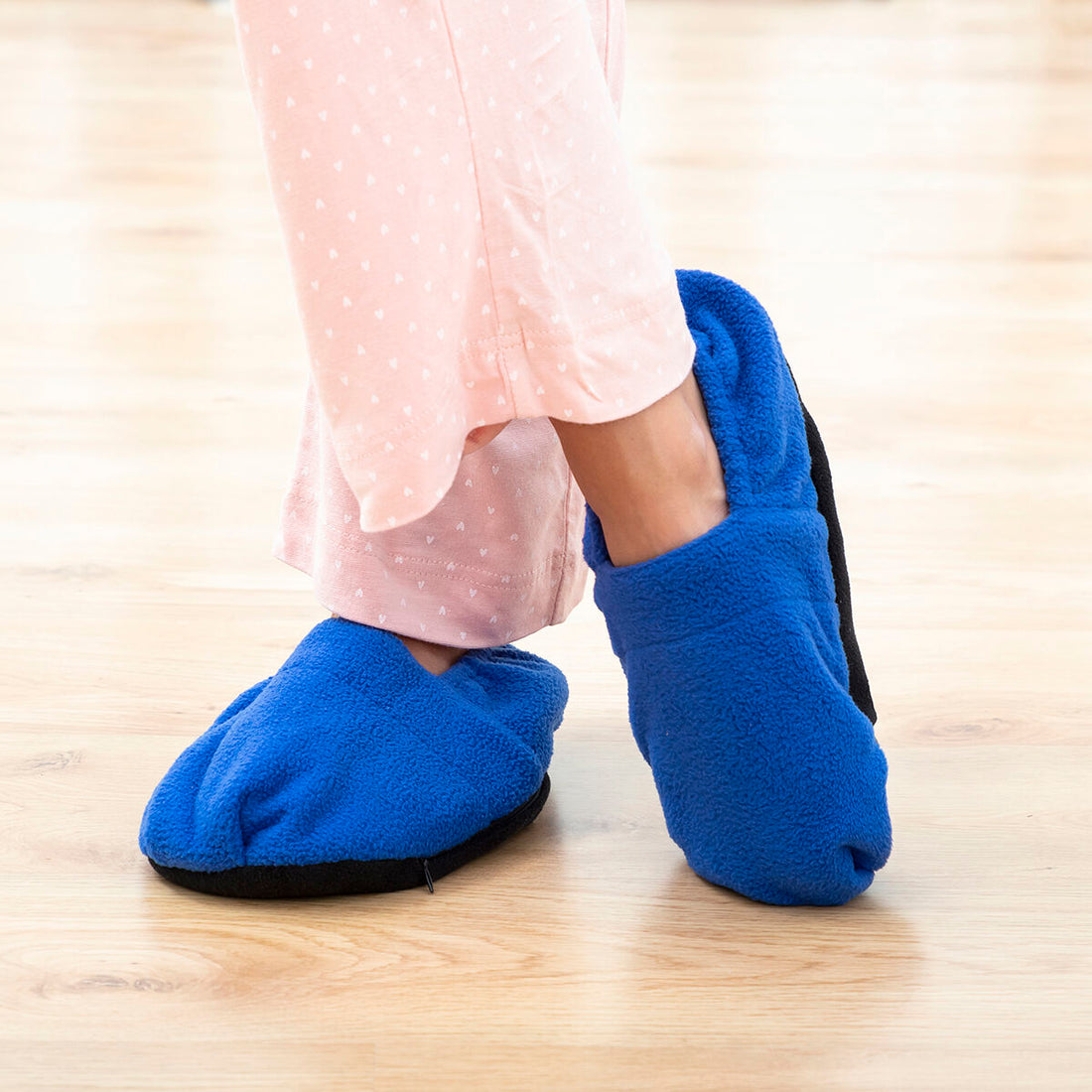 Faboulazy Ärmeldecke & Wärmeschuhe im Set – Detailansicht 2