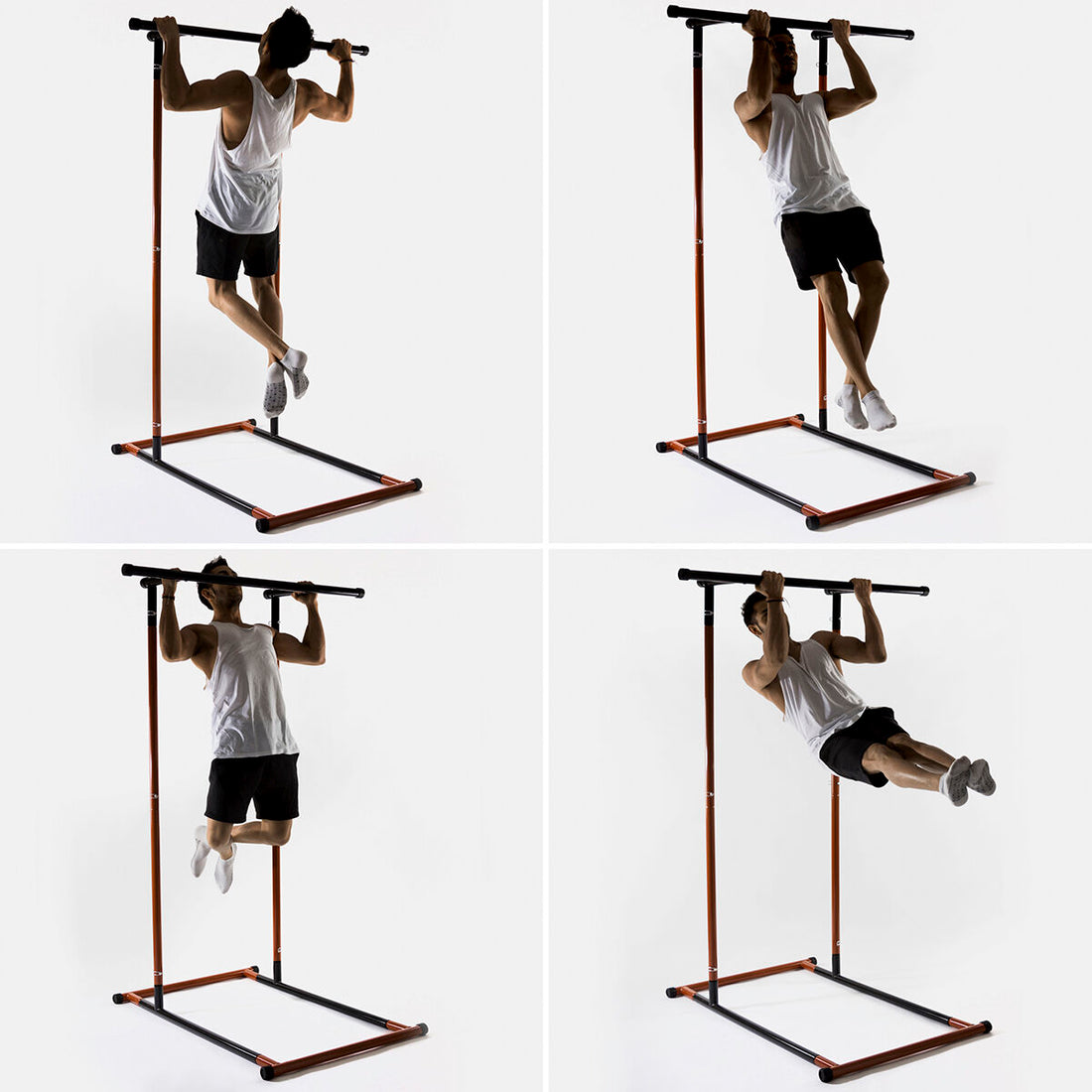 Pack Klimmzugstation Fitness mit Übungsanleitung und Sauna Sportweste Mann XL – Detailansicht 3