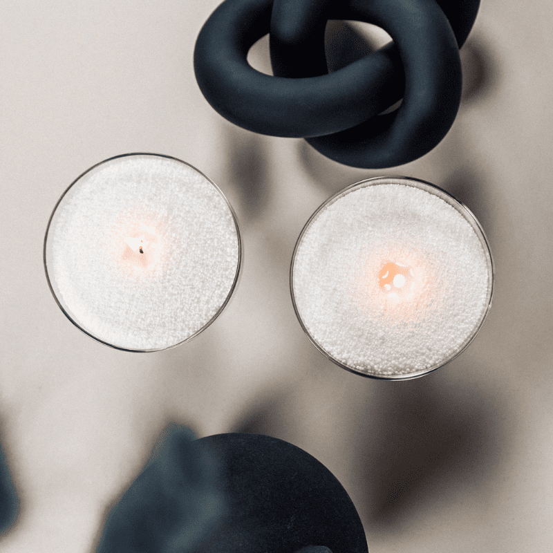 Pulverkerze – duftfrei – Detailansicht 1