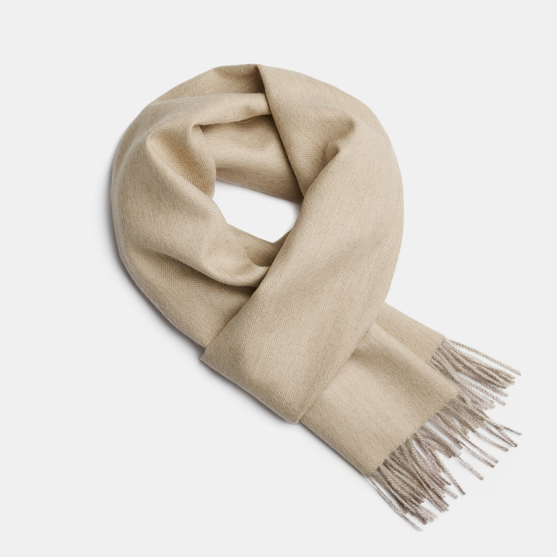 Schal aus BabyalpakawolleWolle – Exclusive Fishbone – Detailansicht 5