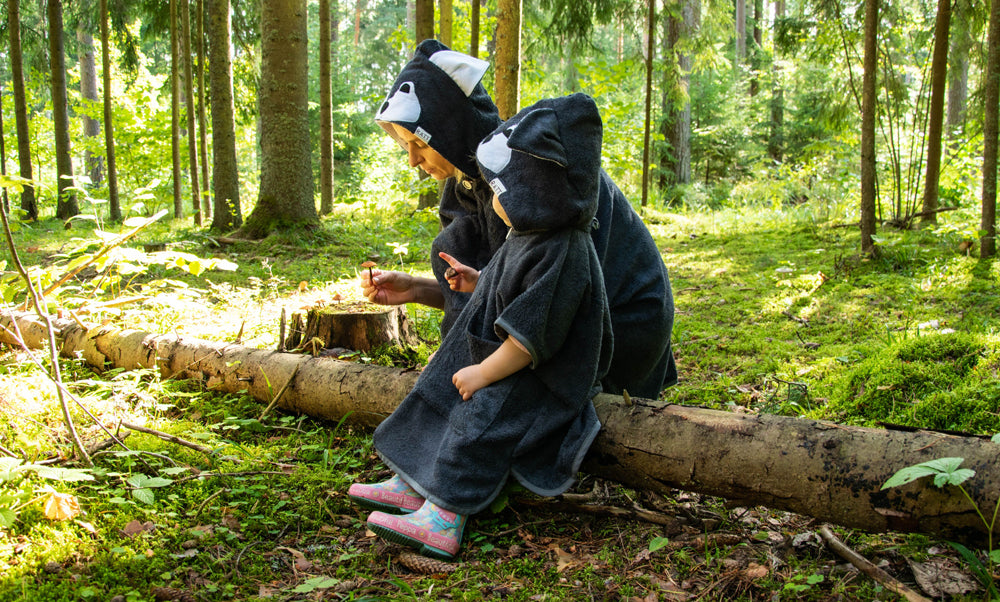 Kurzarm-Poncho WOLF für Kinder, Größe 122-150 – Produktansicht 5