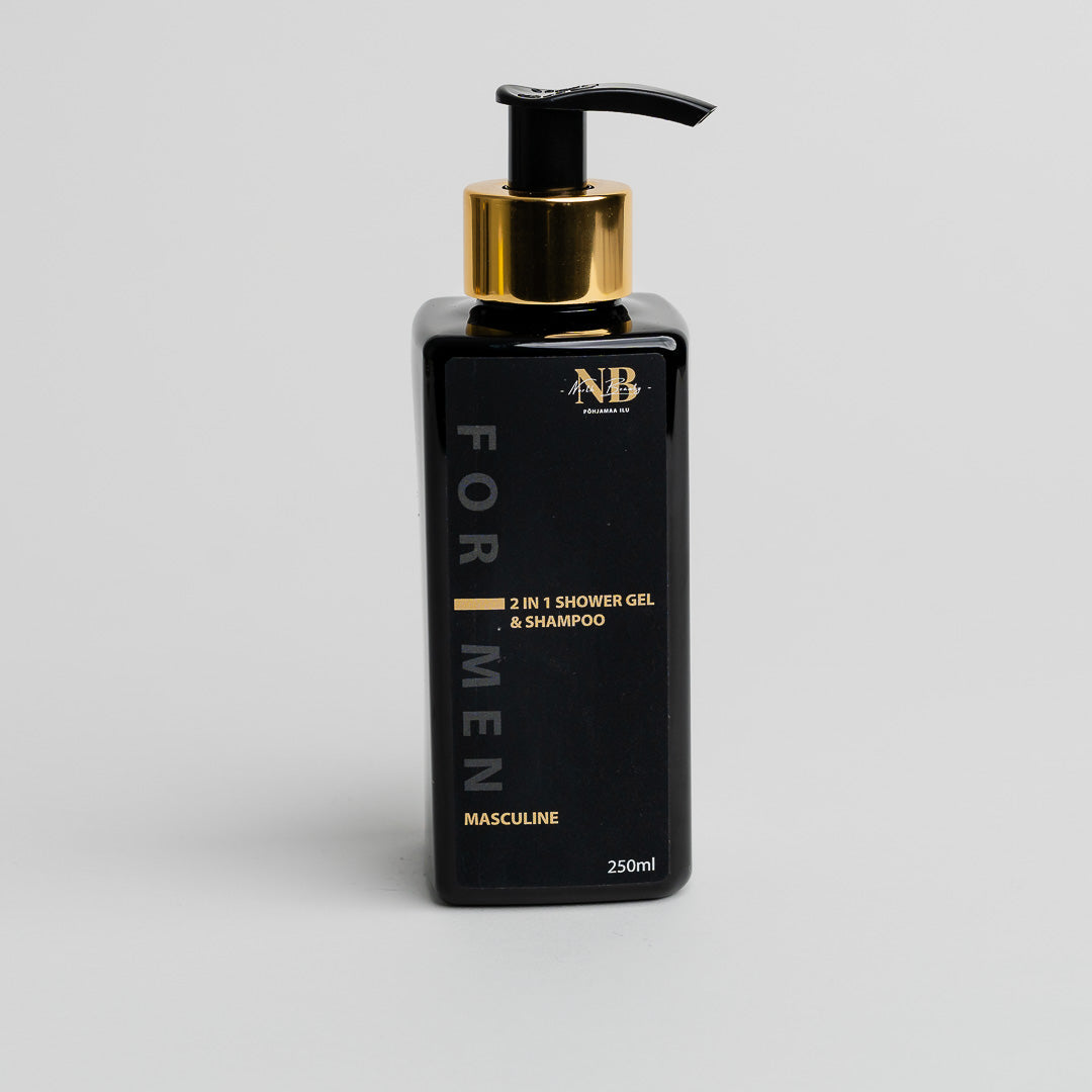 2-in-1 Duschgel für Herren mit Aloe Vera, 250 ml – Detailansicht 2