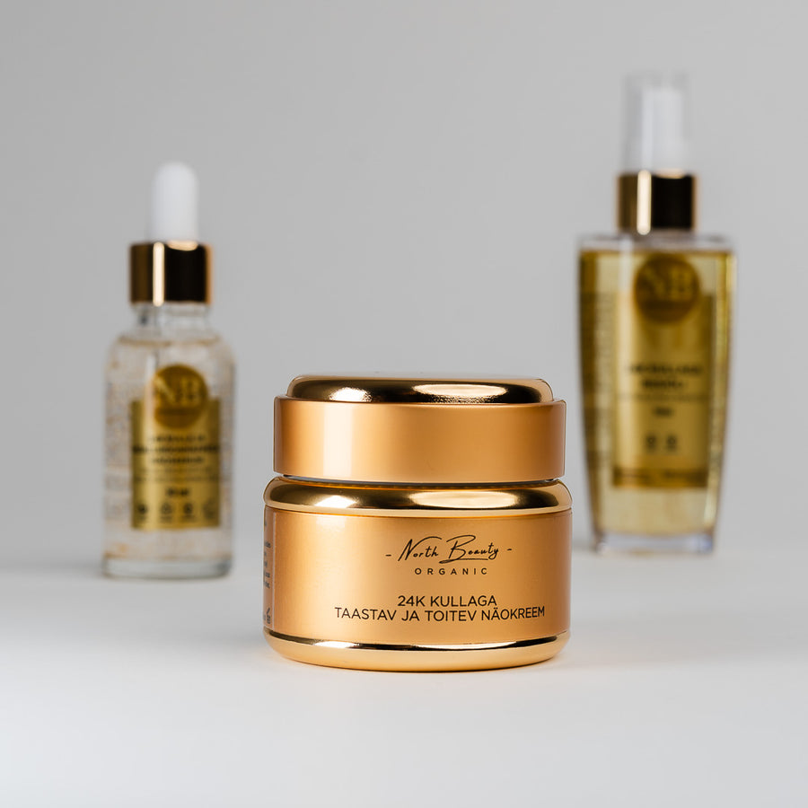 Regenerierende und pflegende Gesichtscreme mit 24K Gold, 50 ml