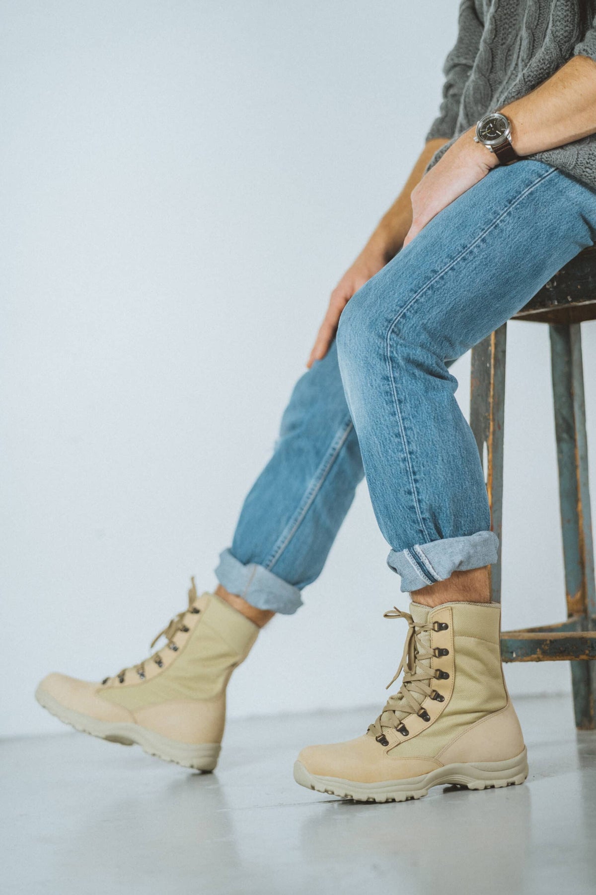 598 Wüstenstiefel Beige – Produktansicht 5