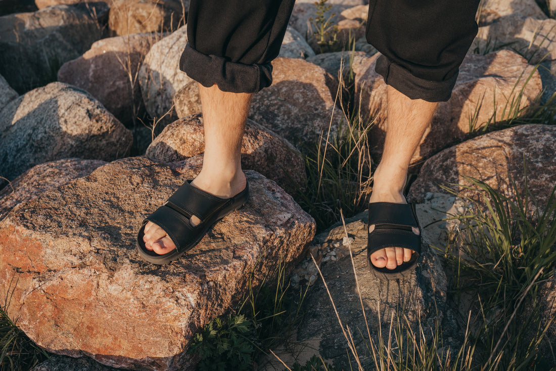 Miku Sandalen – Schwarz – Detailansicht 3