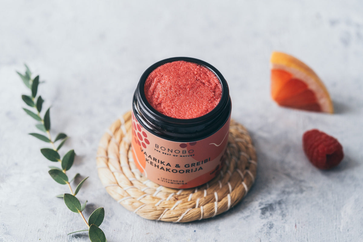 Körperpeeling – Himbeere und Grapefruit – Produktansicht 2