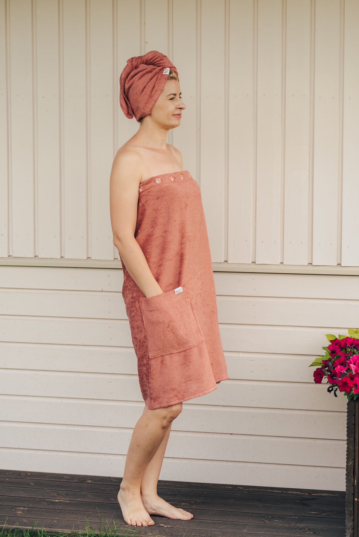 Spa – Wickeltuch für Damen – Bambus-Frottee