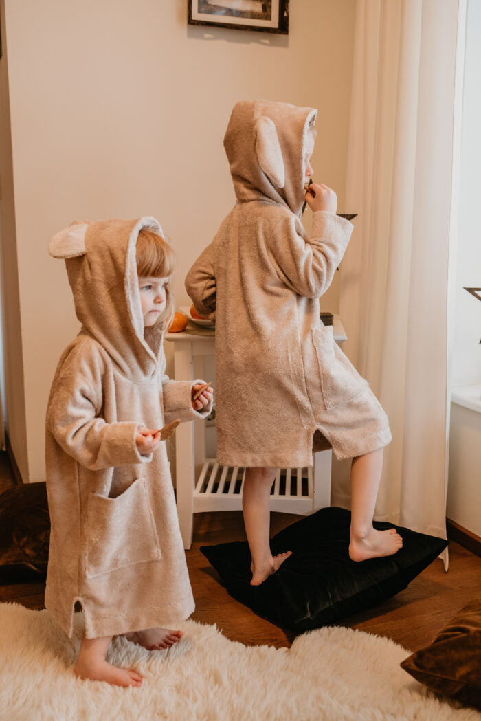 Langarm-Poncho TEDDY für Kleinkinder, Größe 82/86-116 – Produktansicht 3