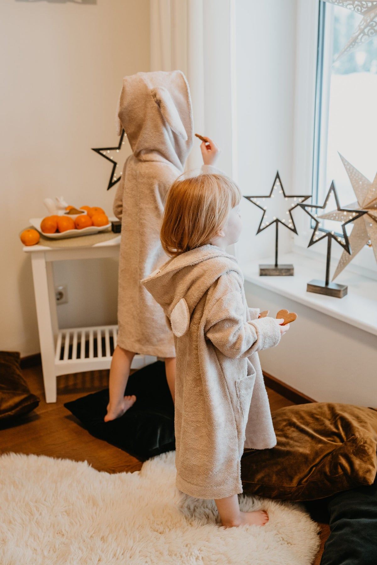 Langarm-Poncho TEDDY für Kleinkinder, Größe 82/86-116 – Produktansicht 5