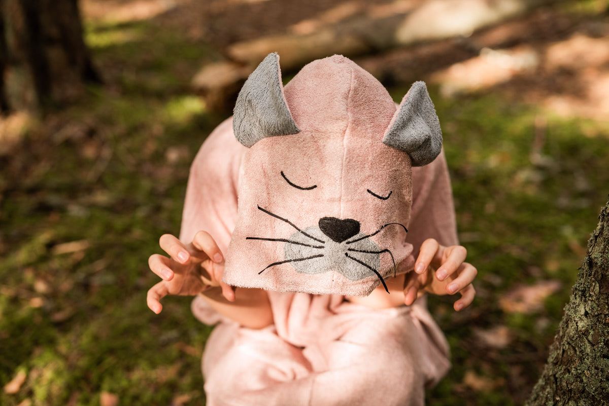 Badeponcho RÄTT CAT für Erwachsene aus Bambusfrottee – Produktansicht 2
