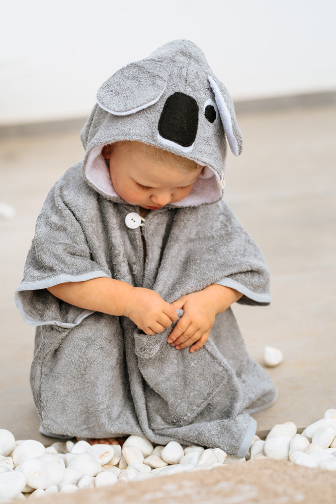 Kurzarm-Poncho KOALA für Kleinkinder